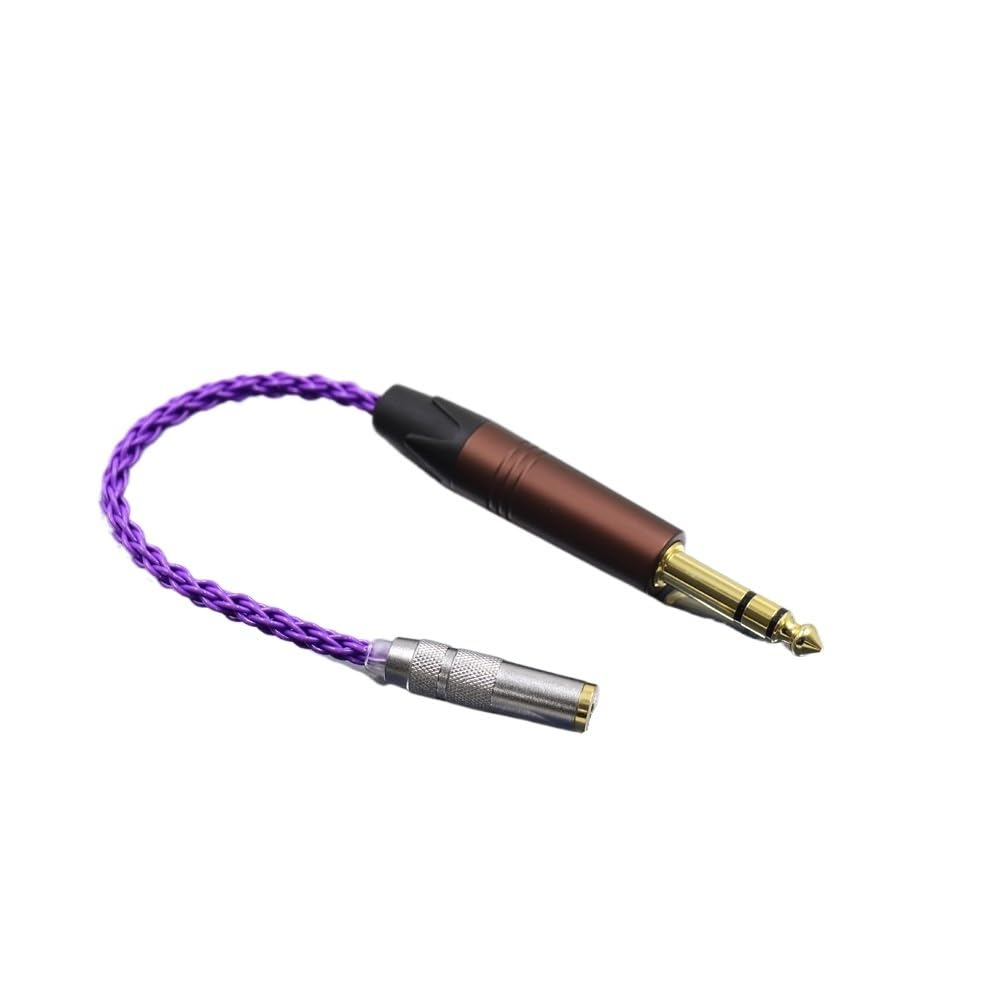6.35mm Male to 2.5mm Female Balanced Audio Adapter Cable