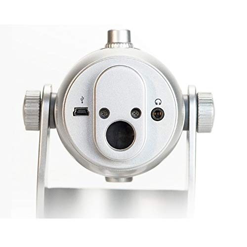 USB Condenser Microphone with Built-In Sound Card for Recording & Streaming