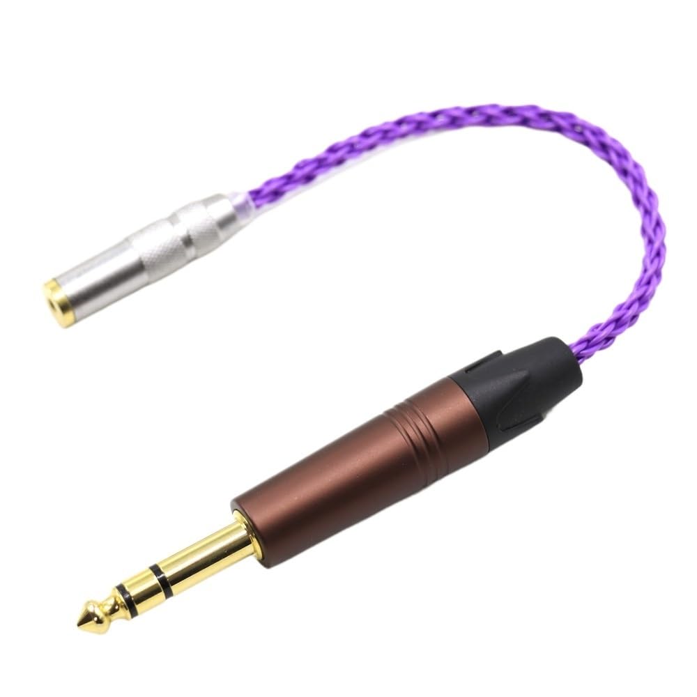 6.35mm Male to 2.5mm Female Balanced Audio Adapter Cable
