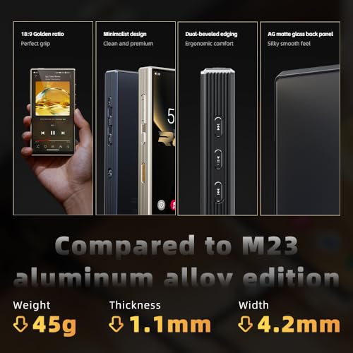 Portable Hi-Fi Music Player with True R2R DAC & Balanced Output