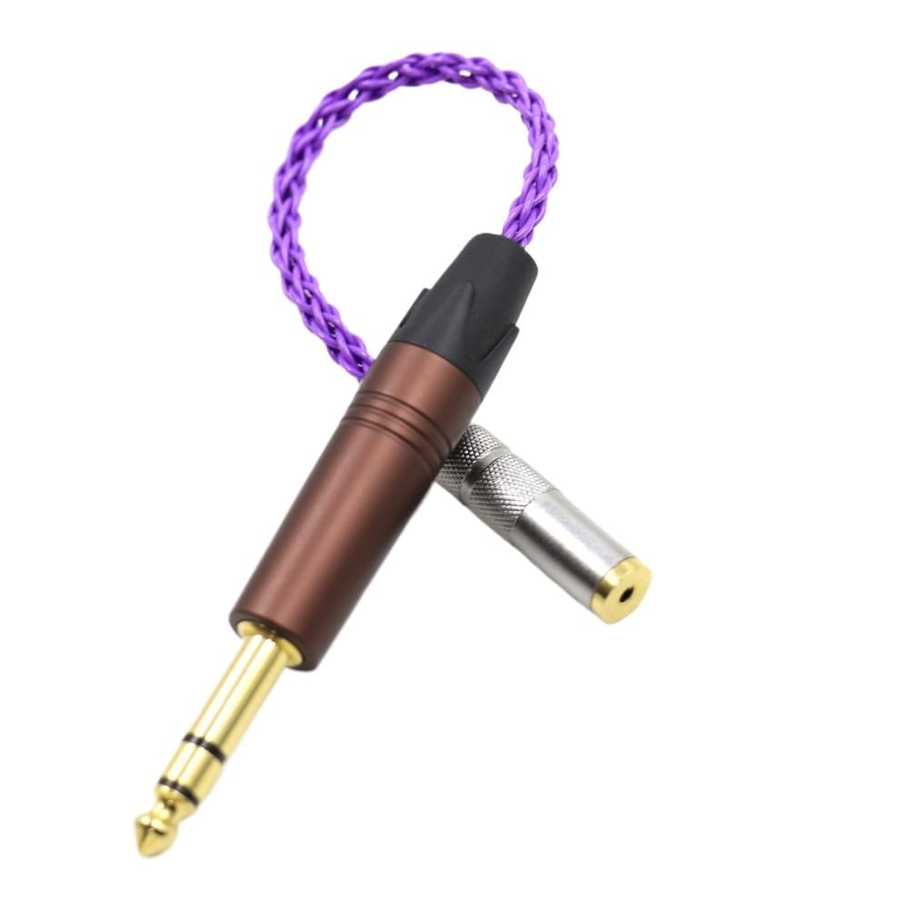 6.35mm Male to 2.5mm Female Balanced Audio Adapter Cable