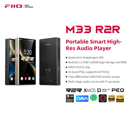 Portable Hi-Fi Music Player with True R2R DAC & Balanced Output