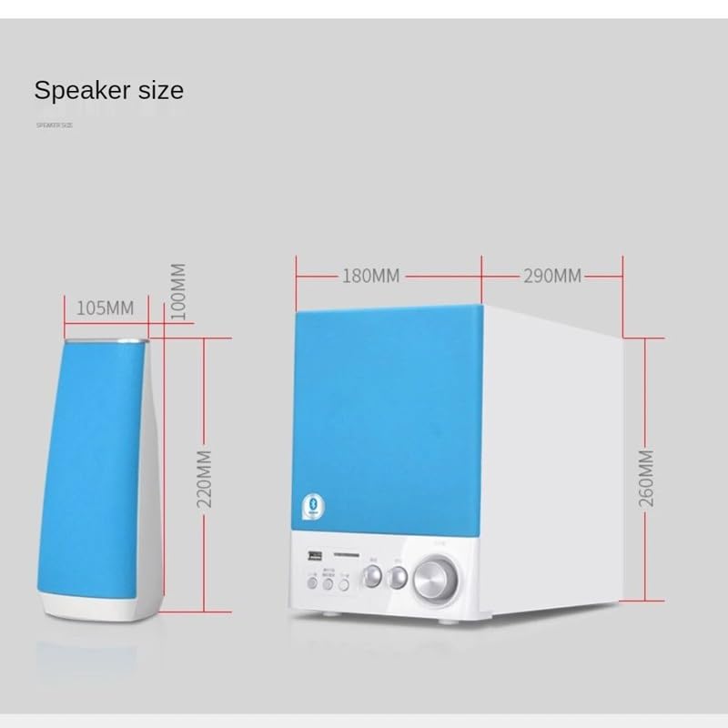GFHSKRPL Multimedia Active Subwoofer Stereo Home Laptop HiFi Speaker Desktop