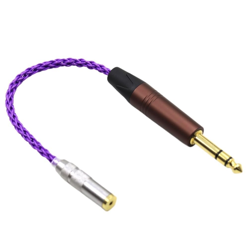 6.35mm Male to 2.5mm Female Balanced Audio Adapter Cable
