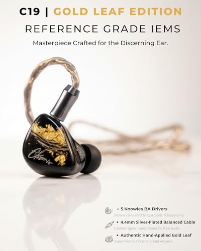5 BA Driver In-Ear Monitors with 4.4mm Balanced Cable