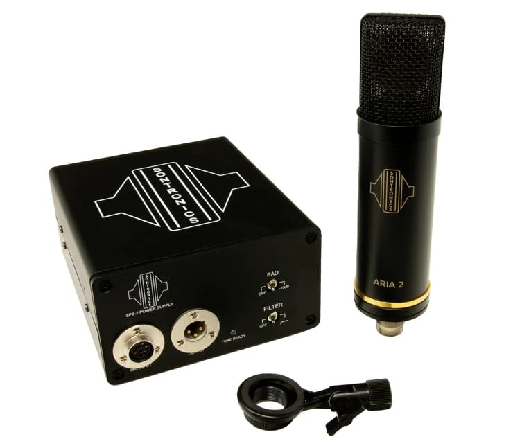 Sontronics Aria 2 - Fixed Cardioid Valve Condenser Microphone, Black