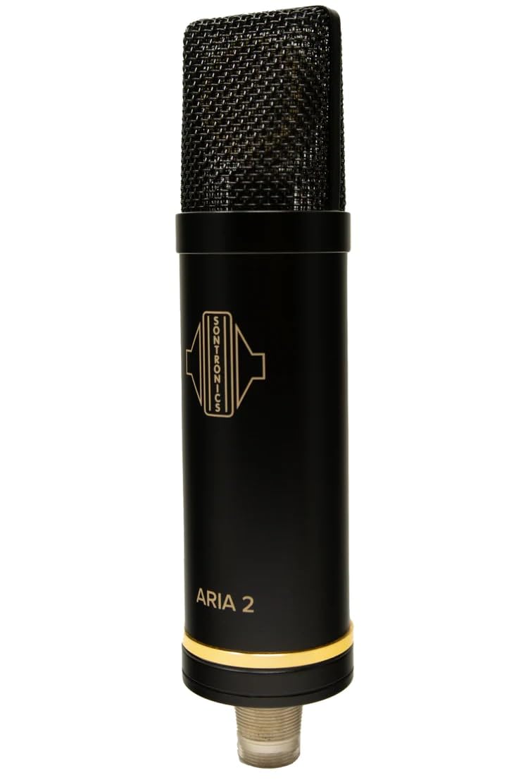 Sontronics Aria 2 - Fixed Cardioid Valve Condenser Microphone, Black