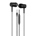 Vitablosom Wired in-Ear Earbud with Mic Black