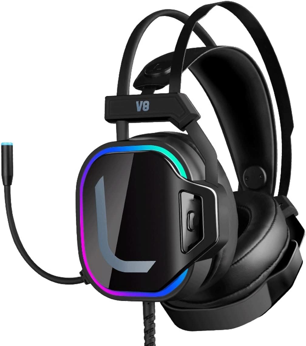 Wired Gaming Headset with Noise-Cancelling Microphone
