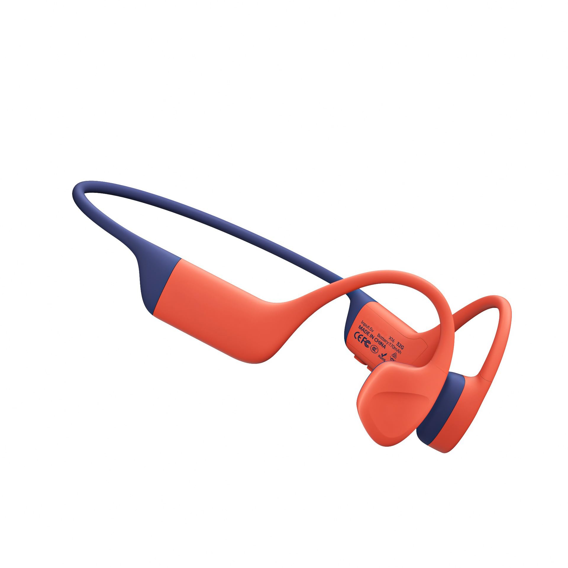 Bone Conduction Open-Ear Bluetooth Headphones with 32GB Memory