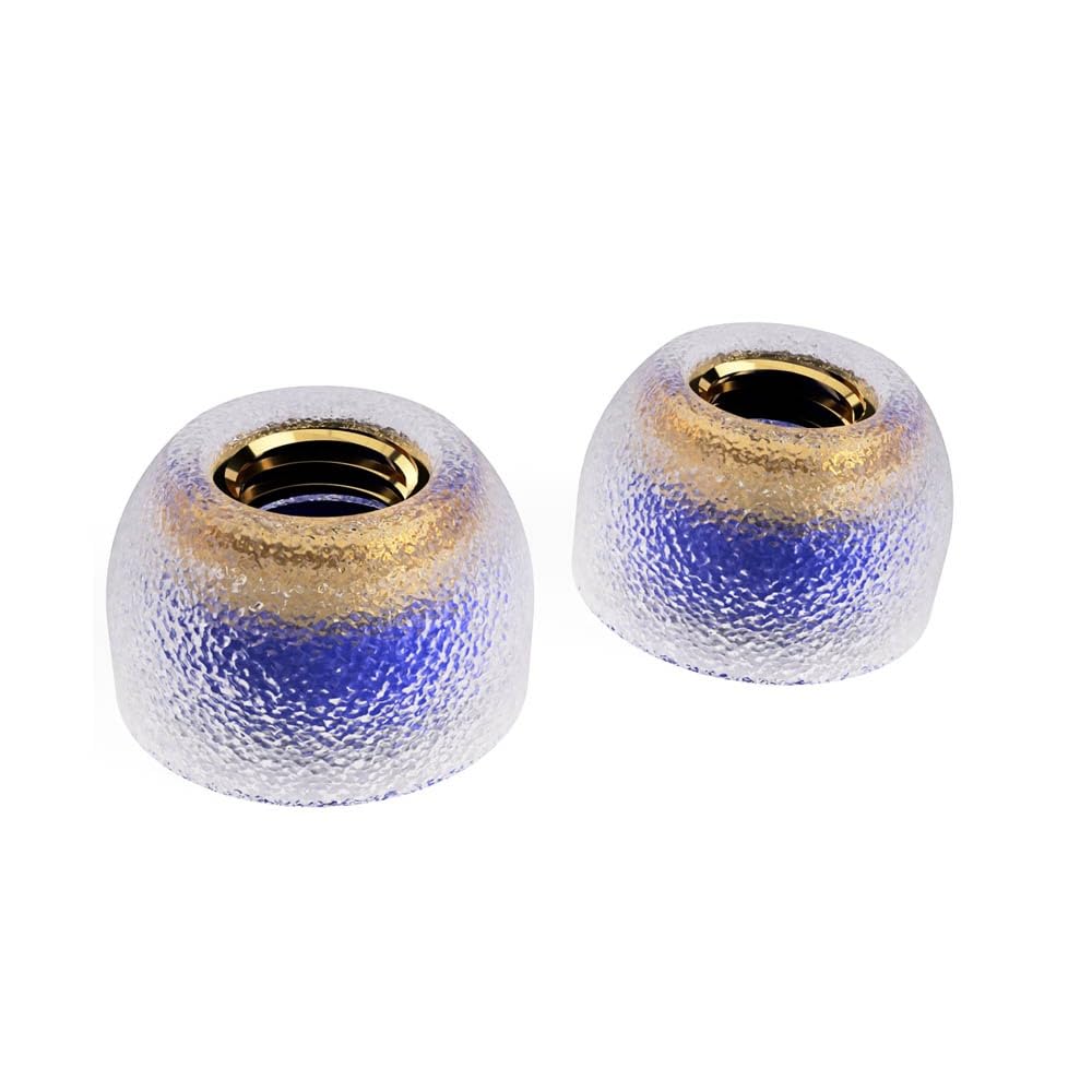 Wide Bore Silicone Ear Tips with Brass Nozzle for IEM Earbuds