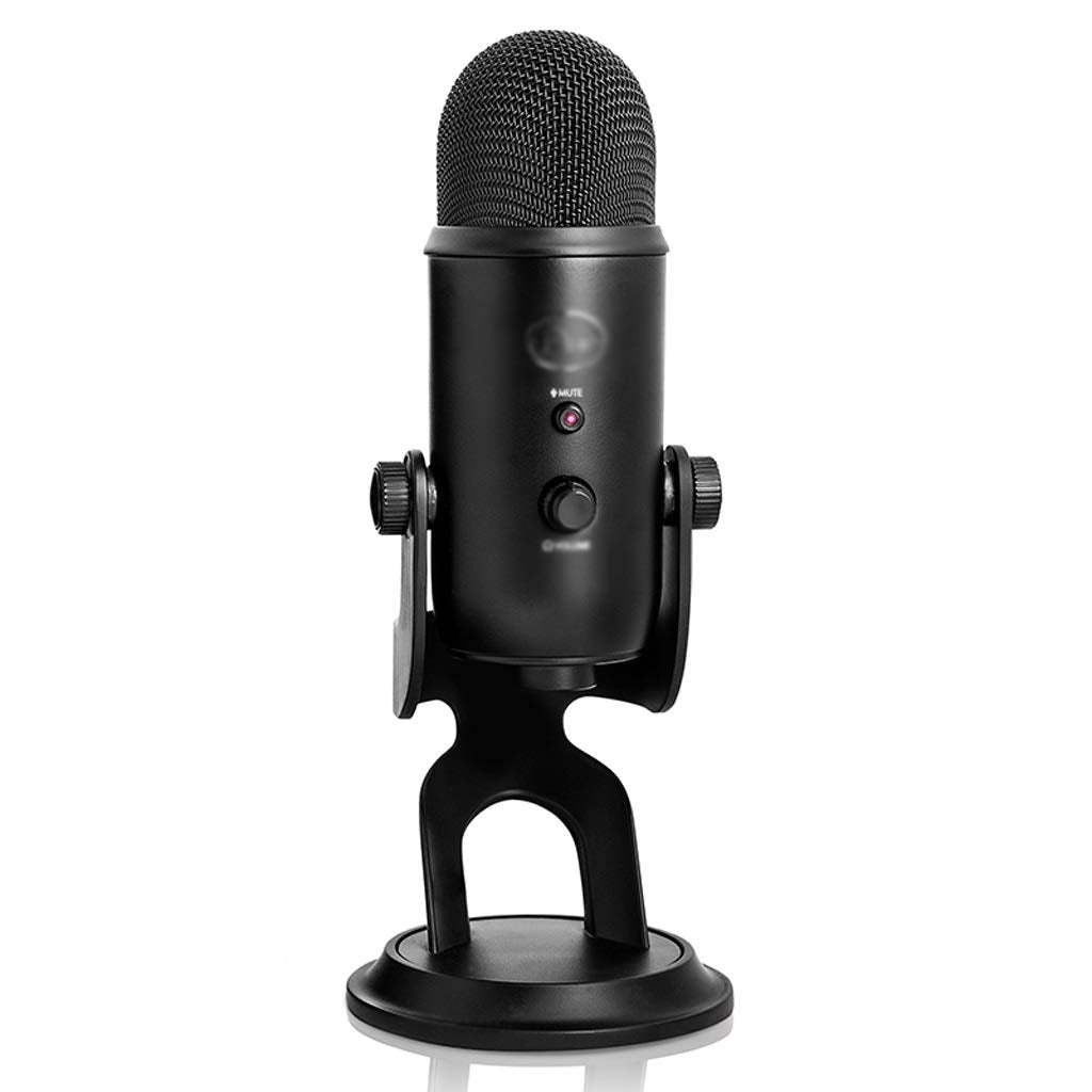 USB Condenser Microphone with Built-In Sound Card for Recording & Streaming