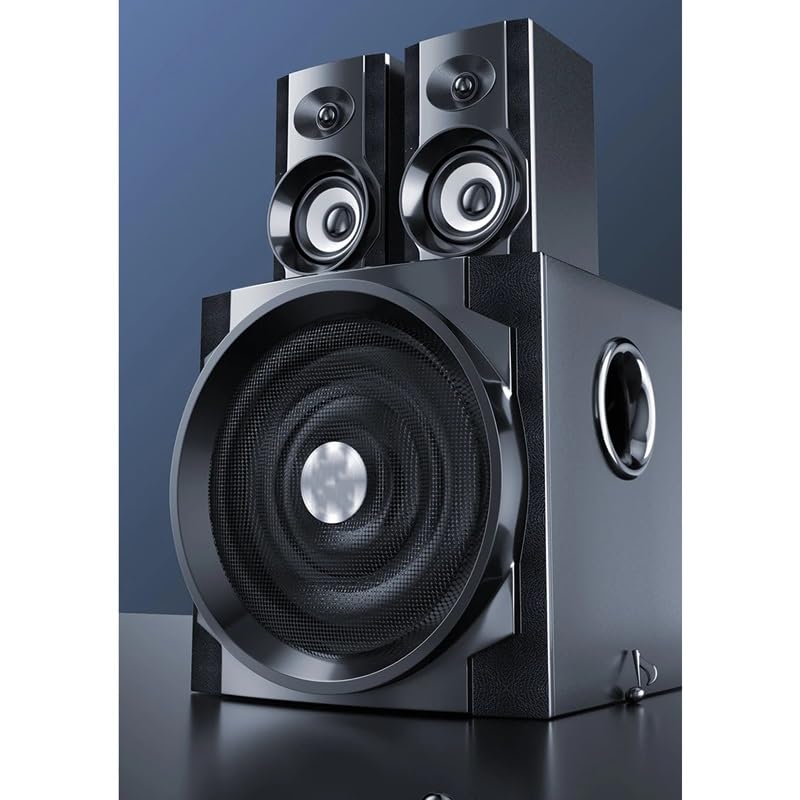 Multimedia Stereo Computer Speakers with Subwoofer & Surround Sound