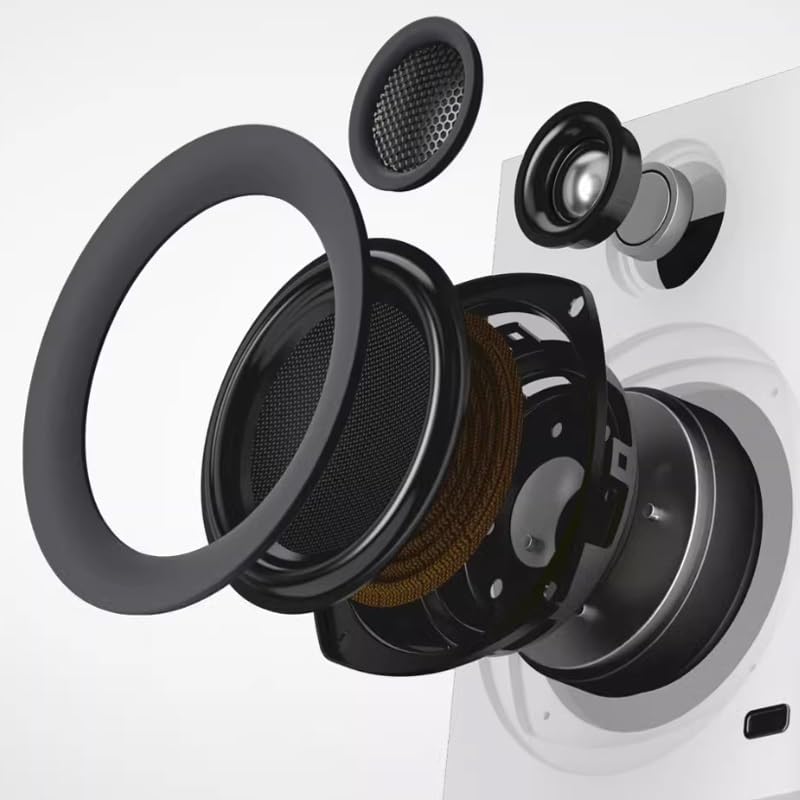 Hi-Fi 2.0 Bookshelf Speakers for Desktop & TV Audio