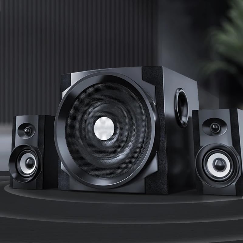 Multimedia Stereo Computer Speakers with Subwoofer & Surround Sound