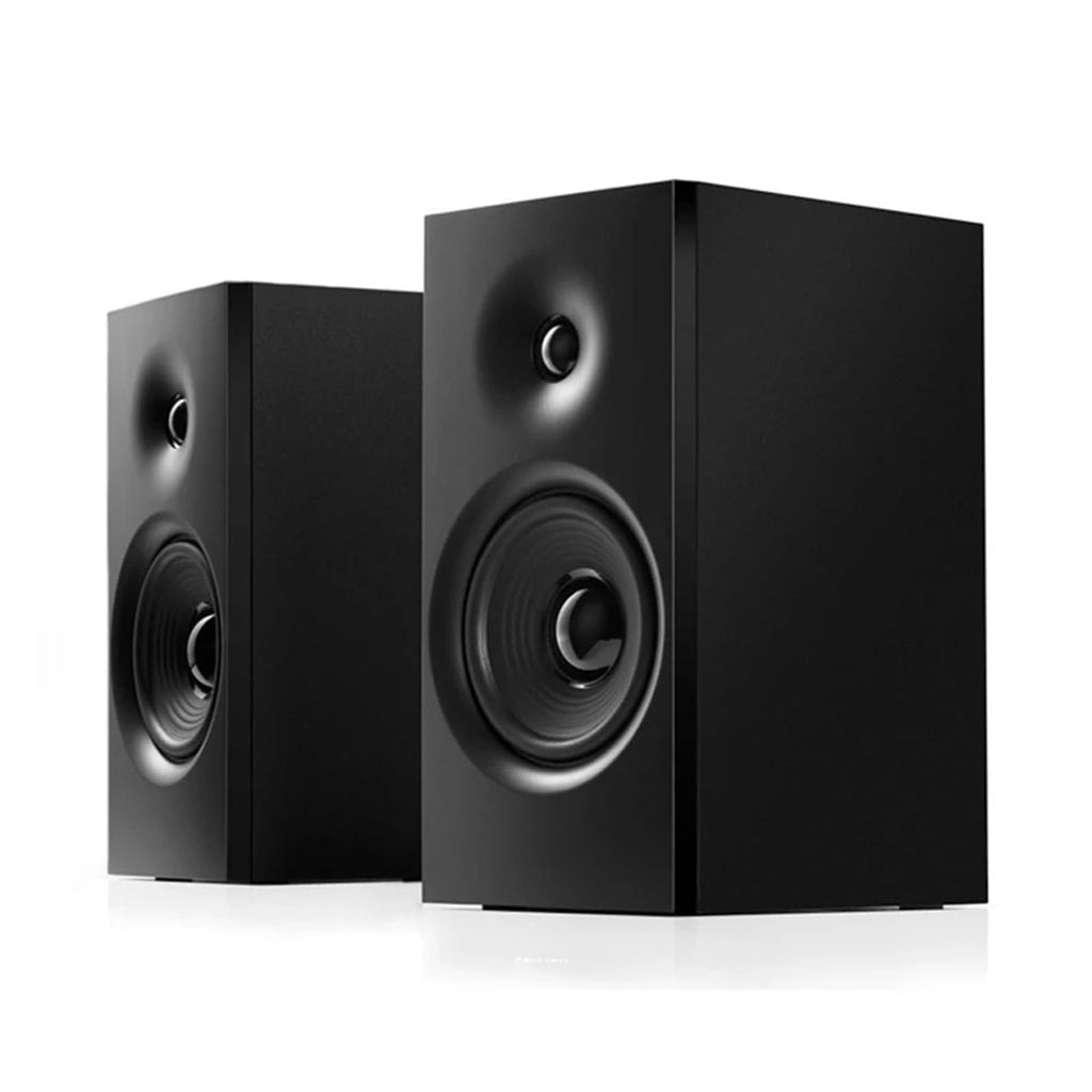 Bluetooth Bookshelf Active Speakers with Wooden Cabinet & Subwoofer