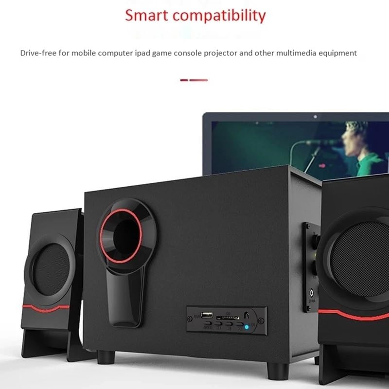 Multimedia Desktop Speaker with Subwoofer & 3.5mm Connection