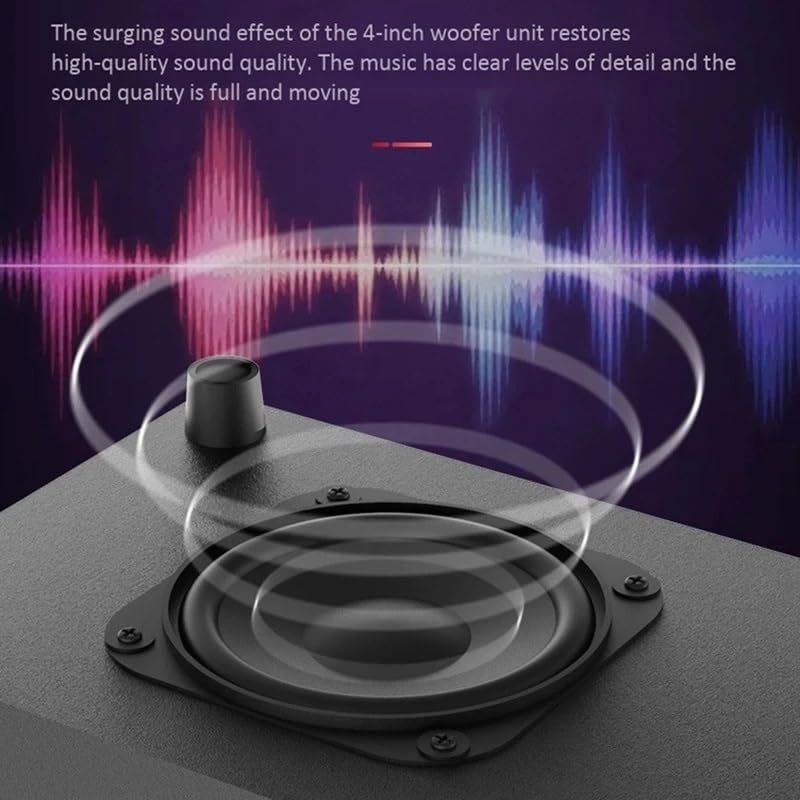 Multimedia Desktop Speaker with Subwoofer & 3.5mm Connection