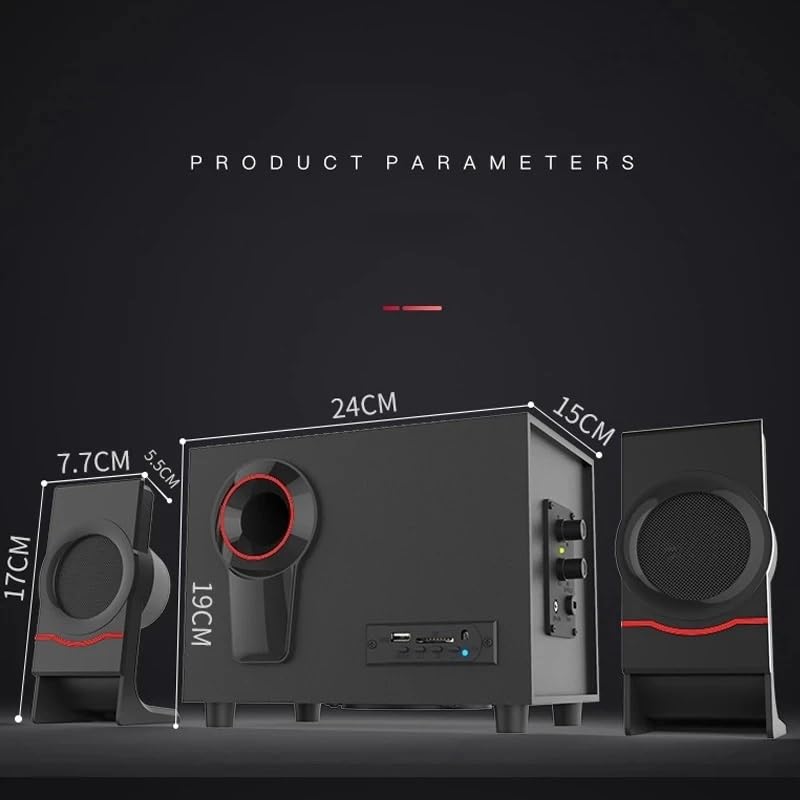 Multimedia Desktop Speaker with Subwoofer & 3.5mm Connection
