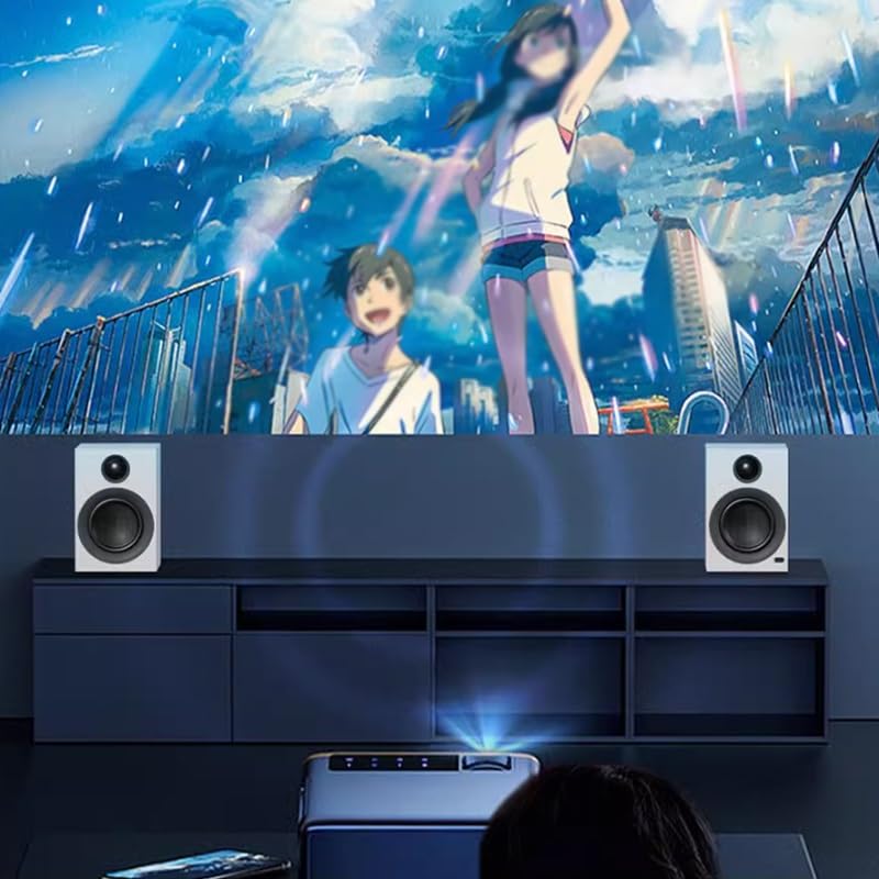Hi-Fi 2.0 Bookshelf Speakers for Desktop & TV Audio