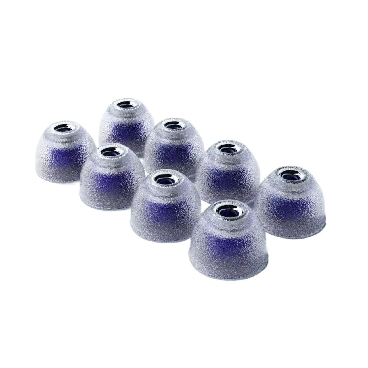 HiFi Silicone Ear Tips with Stainless Steel Core, 4 Pairs
