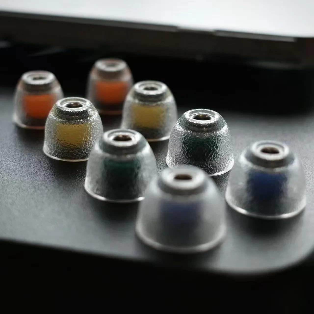 HiFi Silicone Ear Tips with Stainless Steel Core, 4 Pairs