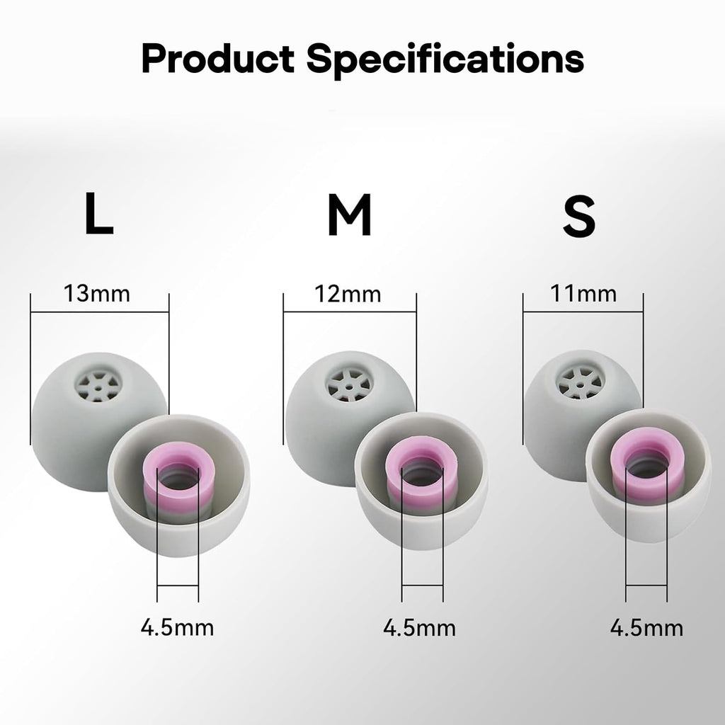 Hybrid Driver In-Ear Monitors with Silicone Ear Tips Bundle
