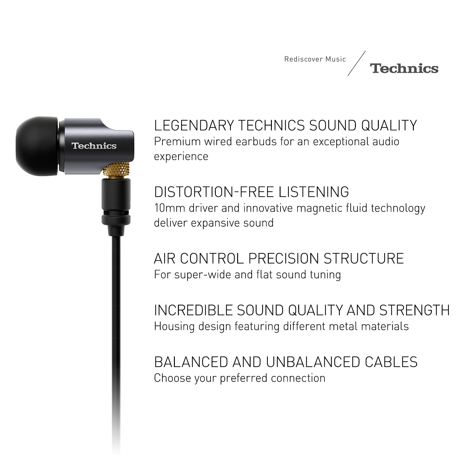 High-Fidelity Wired In-Ear Monitors with 10mm Driver