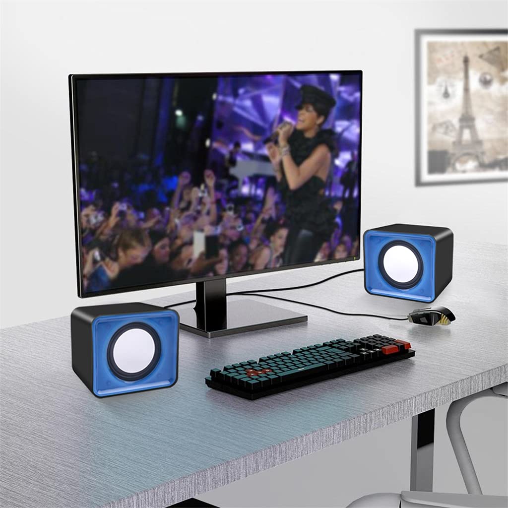 USB Powered Stereo Speakers for Desktop & Laptop Computers