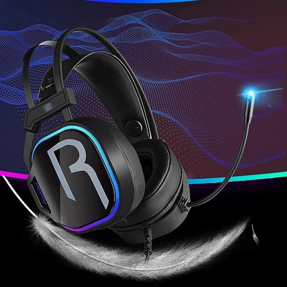Wired Gaming Headset with Noise-Cancelling Microphone