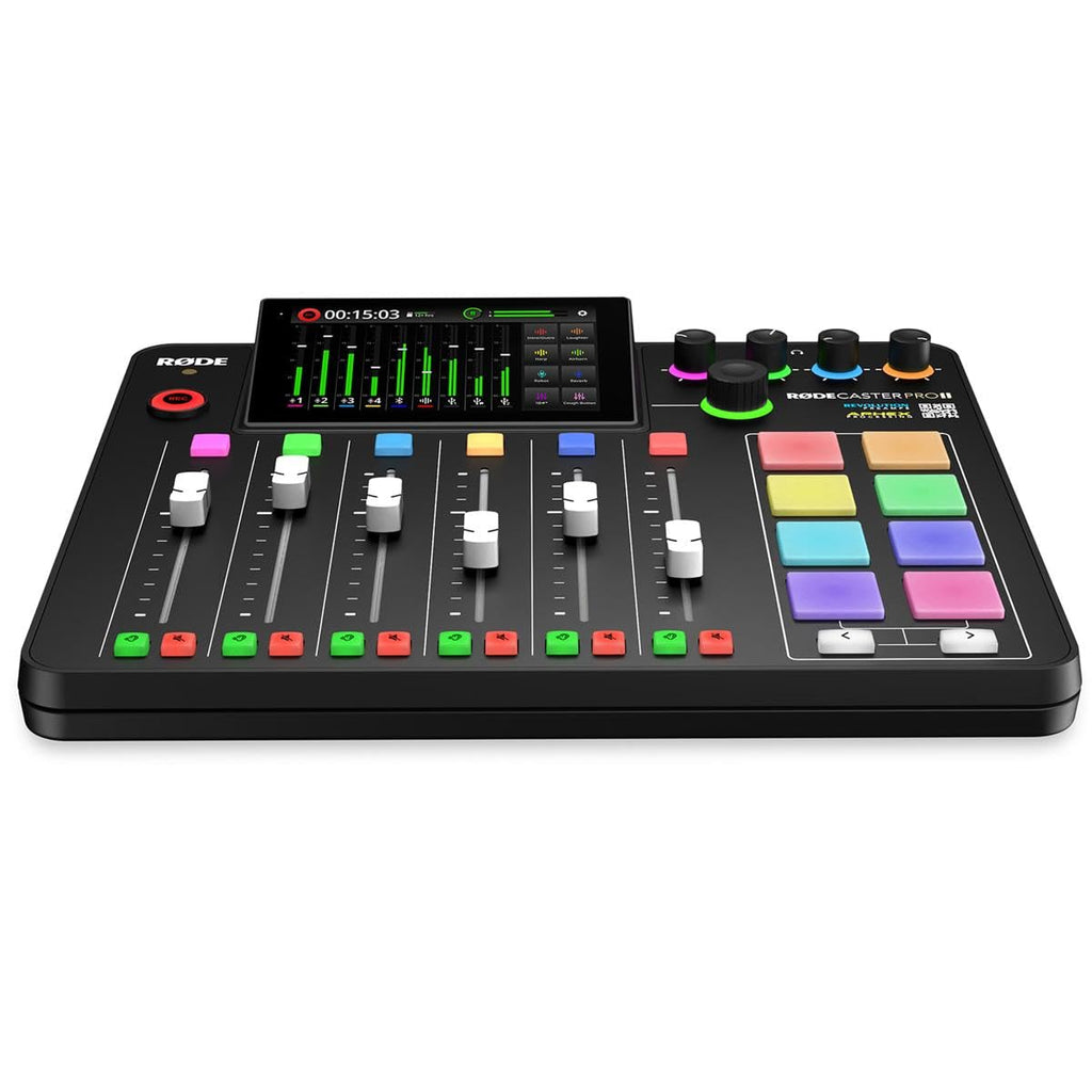 Integrated Audio Production Studio Console Bundle with Microphone & Headphones