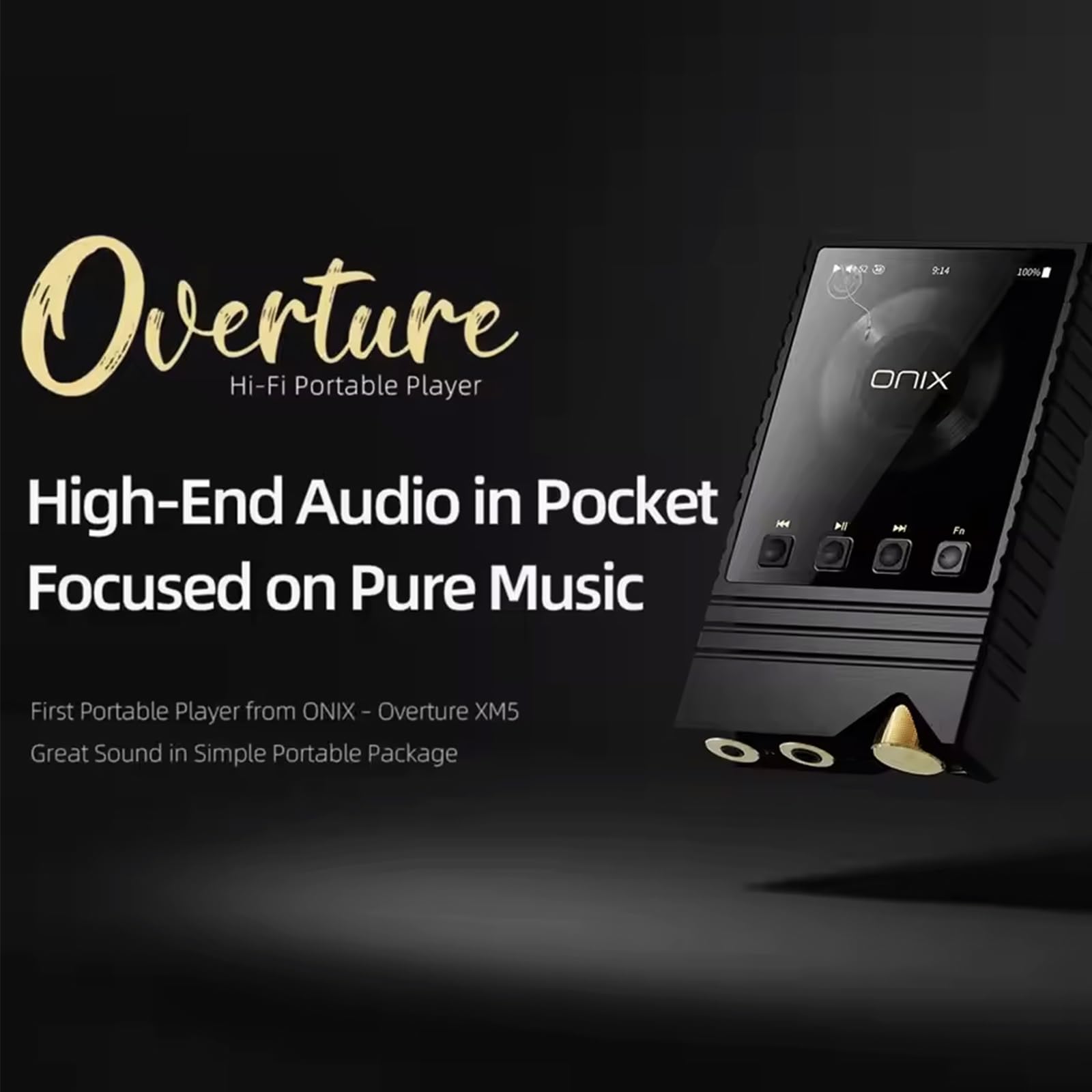 Portable Hi-Fi Music Player with ES9039Pro DAC & Dual Amplifiers