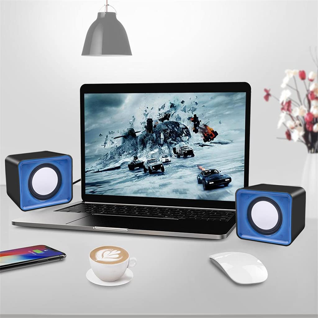 USB Powered Stereo Speakers for Desktop & Laptop Computers