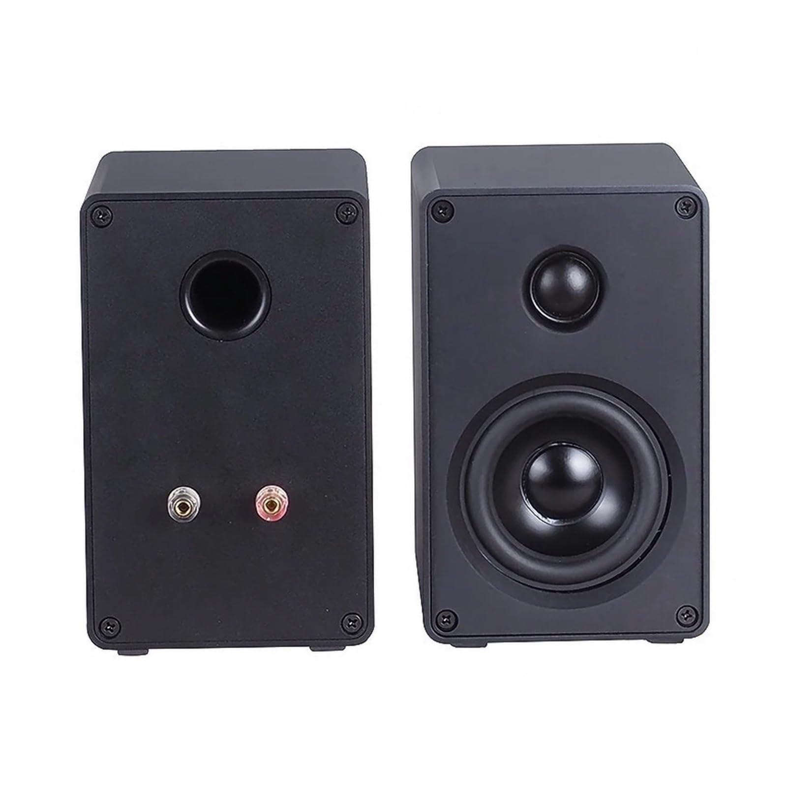 Aluminum Alloy 2.0 Passive Stereo Speakers for Desktop Audio