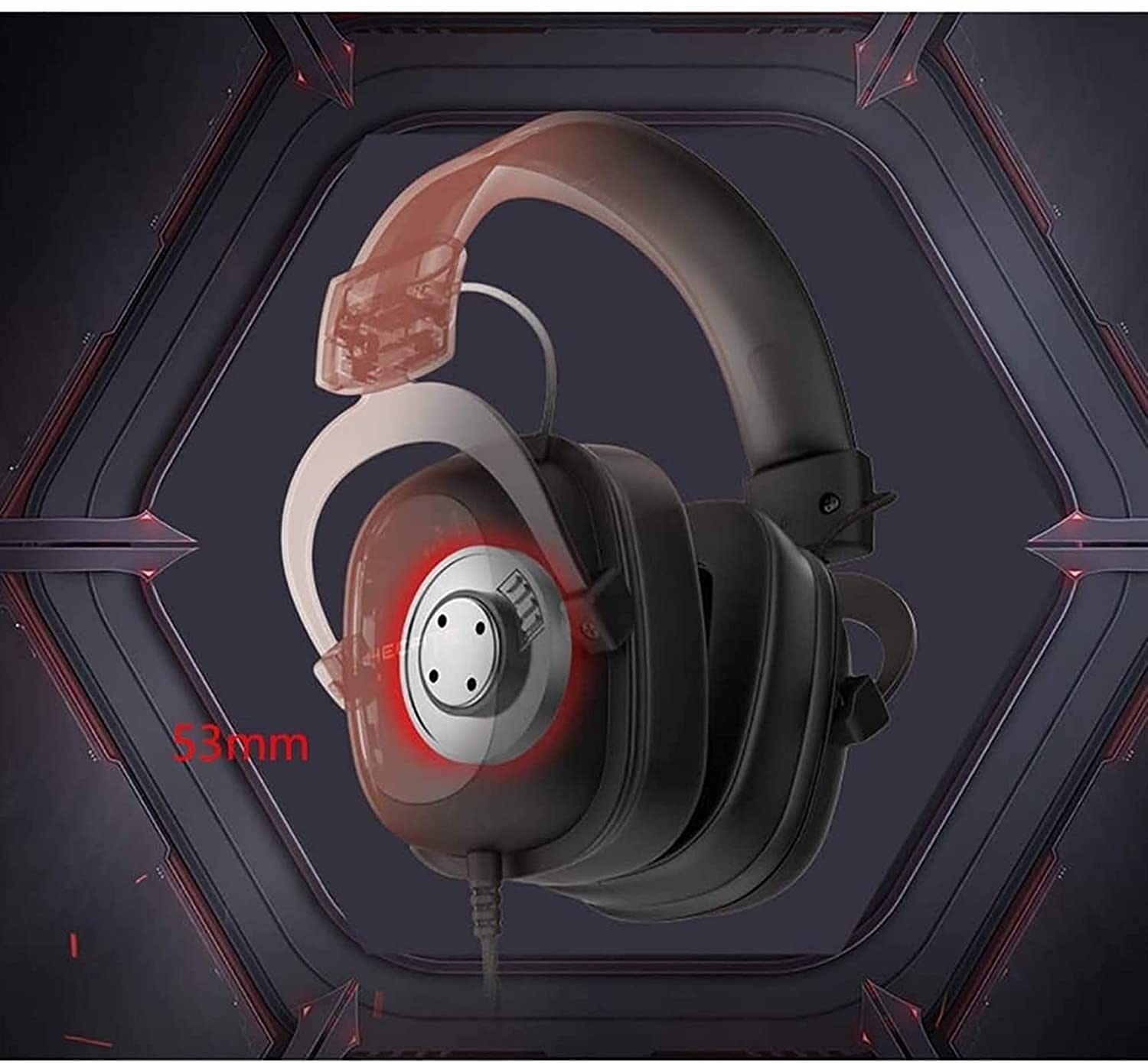 Wired Gaming Headset with Stereo Sound & Noise Isolation Mic