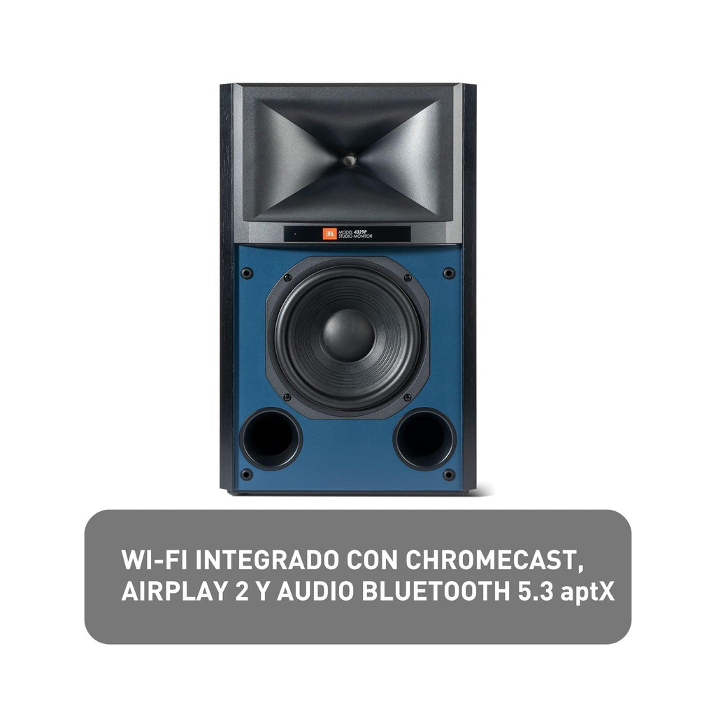 JBL 4329P Studio Monitor Powered Bookshelf Speaker Pair with aptX Bluetooth