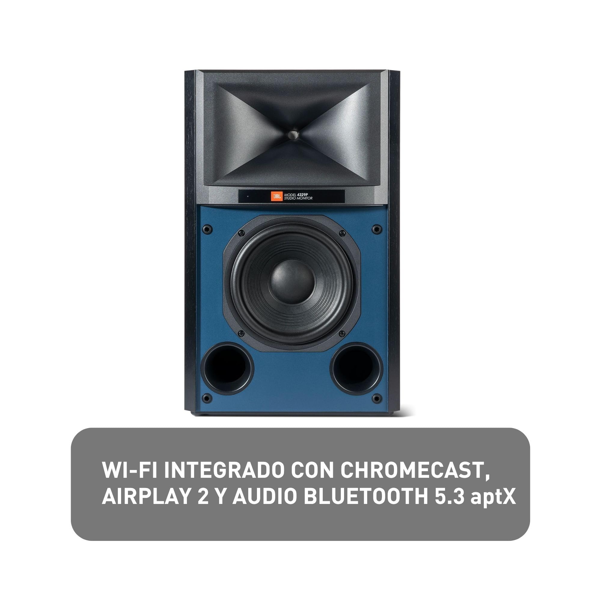 JBL 4329P Studio Monitor Powered Bookshelf Speaker Pair with aptX Bluetooth