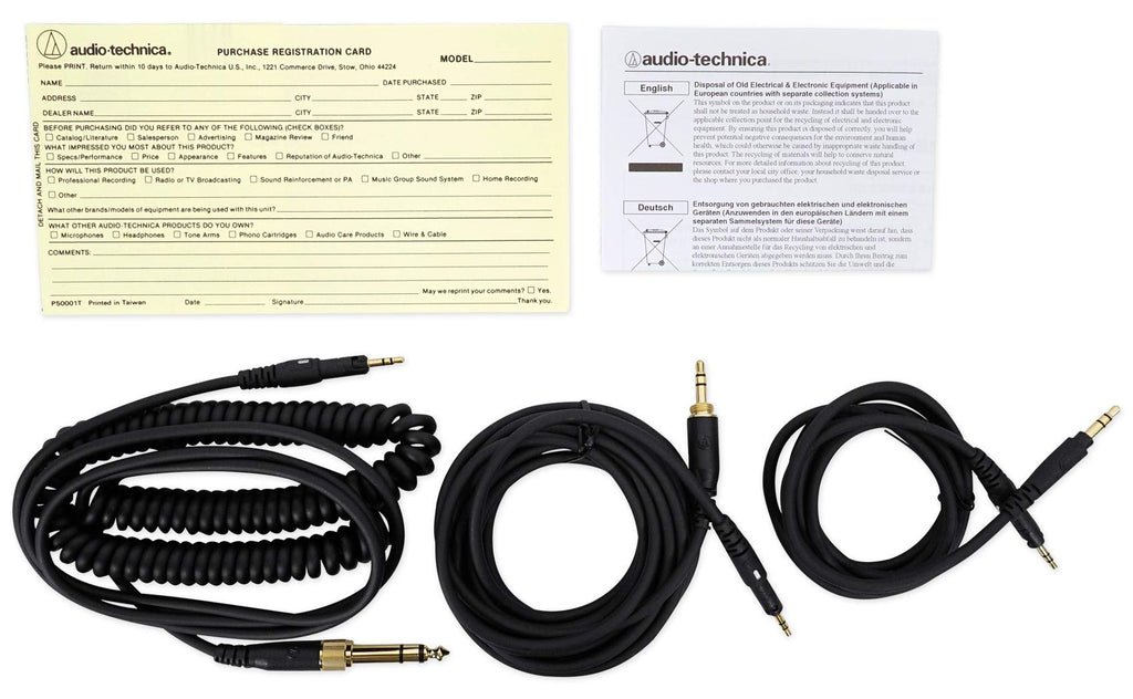 Closed-Back Professional Monitor Headphones Bundle with Mic Isolation Shield