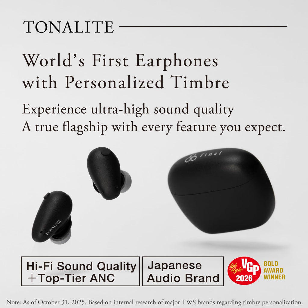 Wireless Earbuds with Personalized Sound & Natural ANC