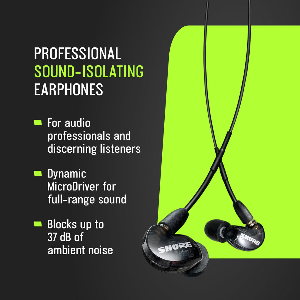 Professional Sound Isolating In-Ear Monitors with Deep Bass