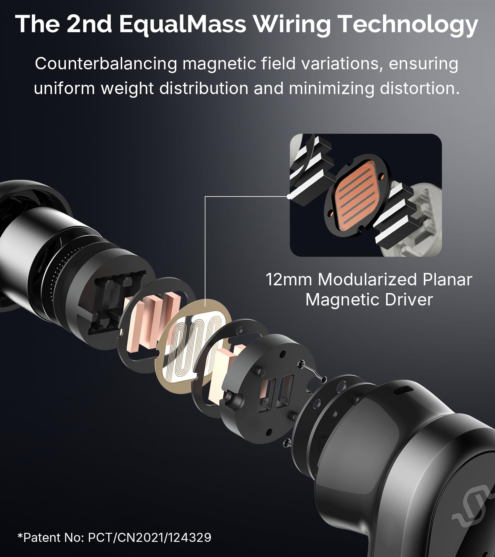 Planar Magnetic Wireless Earbuds with ANC & Hi-Res Audio
