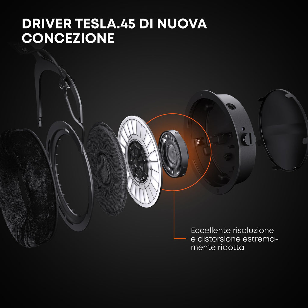 Closed-Back Studio Monitor Headphones with Detachable Cables