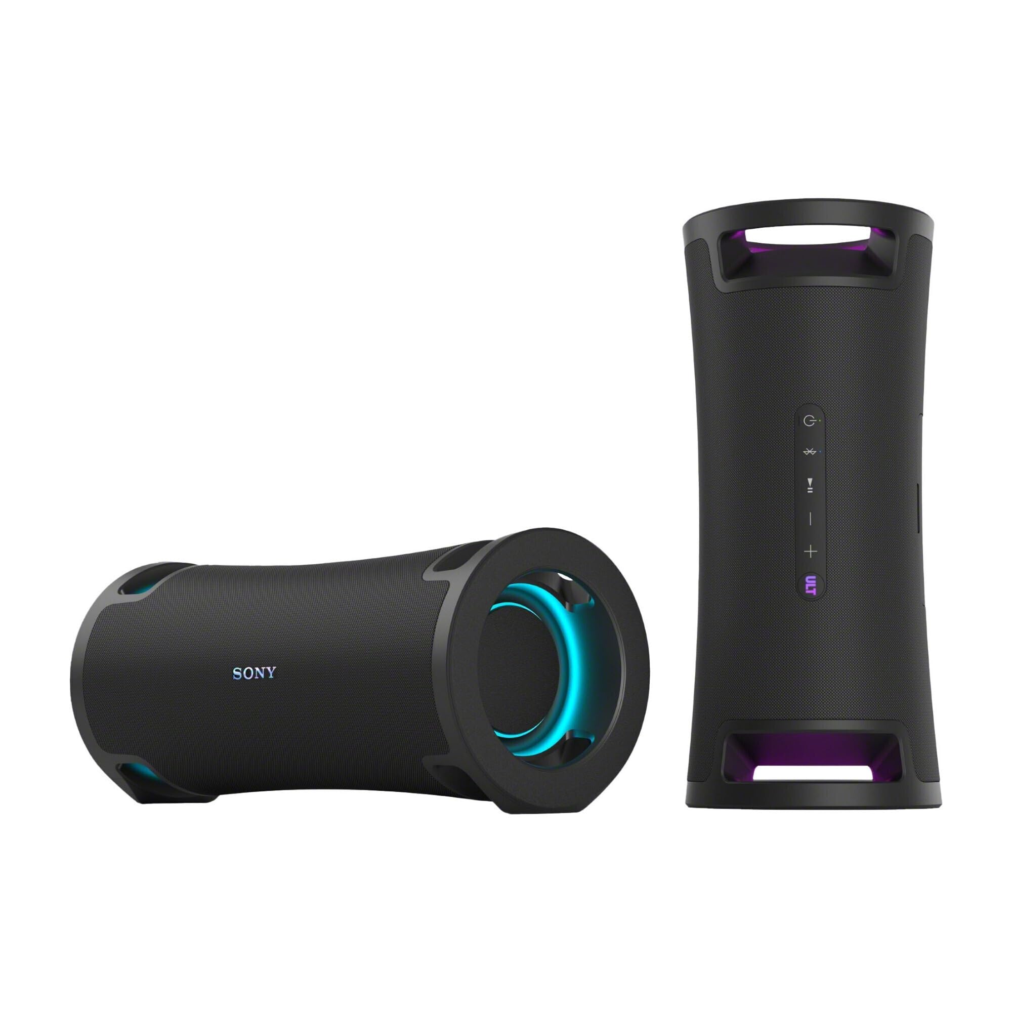 Wireless Portable Speaker Pair with Bluetooth & Expressive Lighting