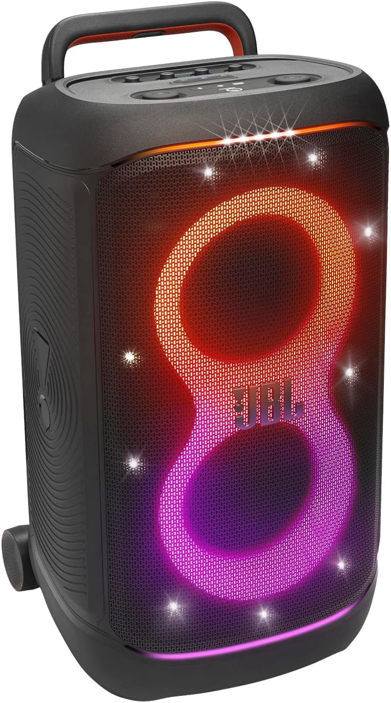 Portable Battery-Powered Party Speaker with AI Sound Boost & 15-Hour Playtime