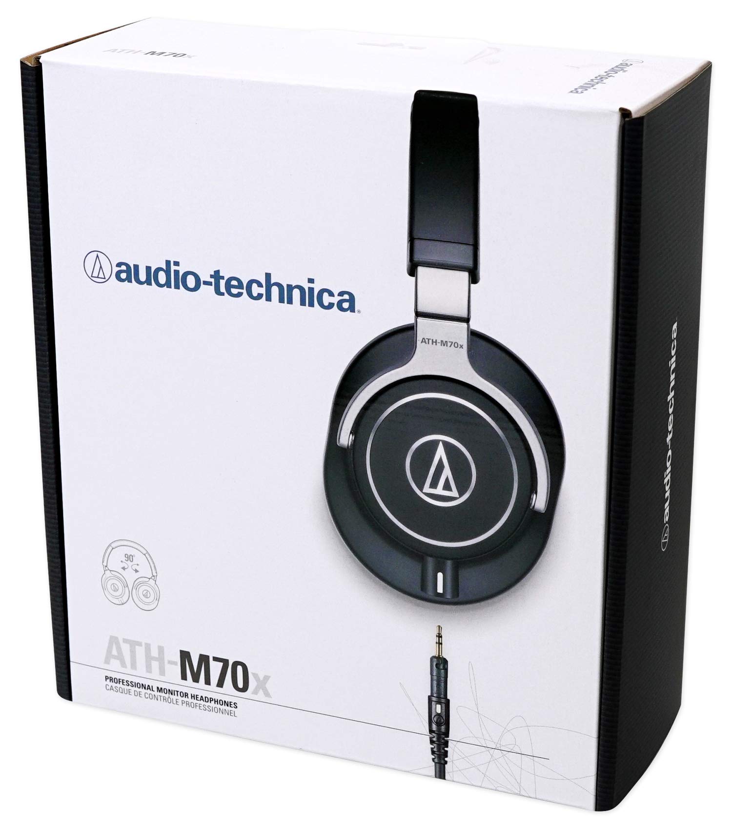 Closed-Back Professional Monitor Headphones Bundle with Mic Isolation Shield