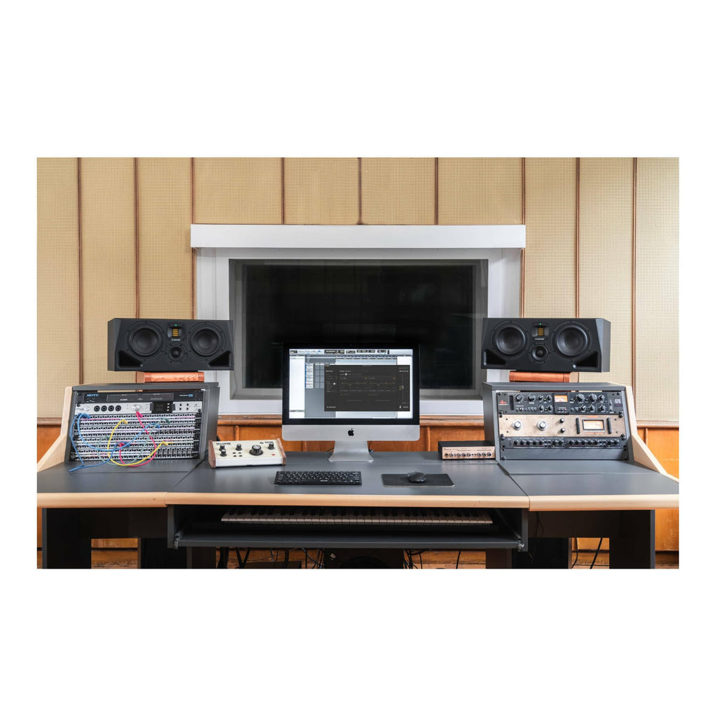 Powered Three-Way Studio Monitor Speaker Bundle (Pair)