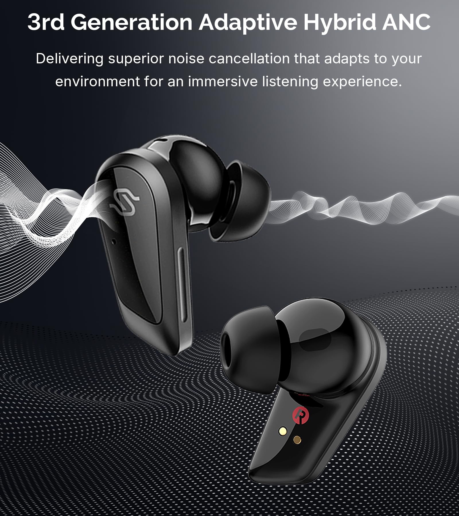 Planar Magnetic Wireless Earbuds with ANC & Hi-Res Audio