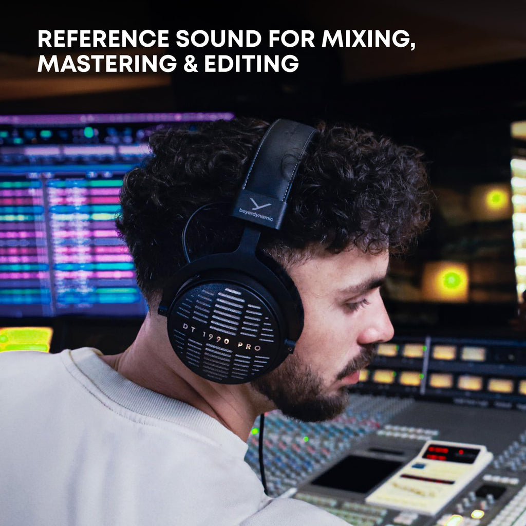 Open-Back Studio Monitor Headphones for Mixing & Audiophile Listening