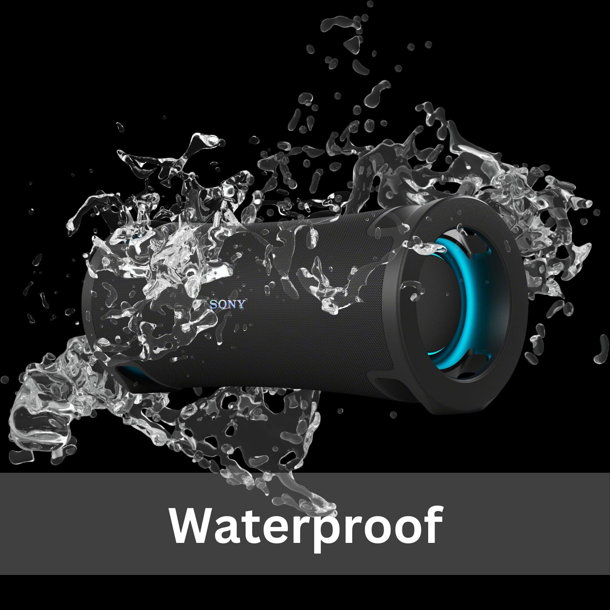 Wireless Portable Speaker Pair with Bluetooth & Expressive Lighting